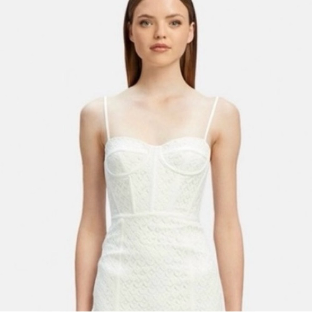 NWT Bardot orchid white Midi Dress Retail $150